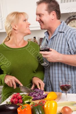 Happy Couple Enjoying An Evening