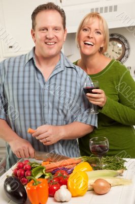 Happy Couple Enjoying An Evening