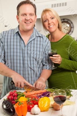 Happy Couple Enjoying An Evening