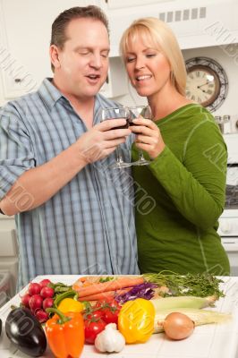 Happy Couple Enjoying An Evening