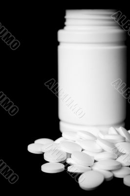 white pills