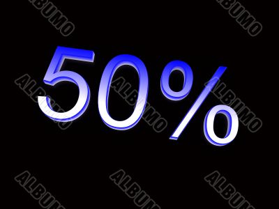 50 percent