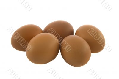 Five eggs