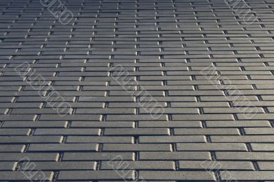 Stone block paving