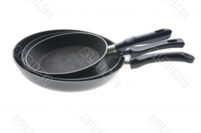Black griddle close up