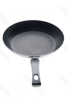 Black griddle macro on white