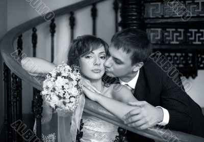 Newly-married couple