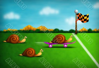 Snail race