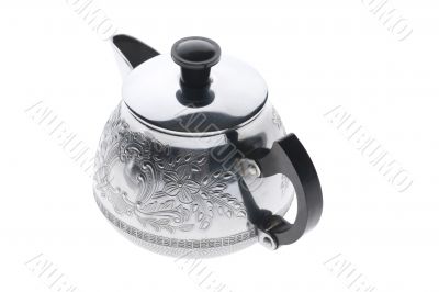 metal teapot
