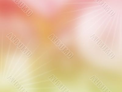 Abstract yellow and pink composition