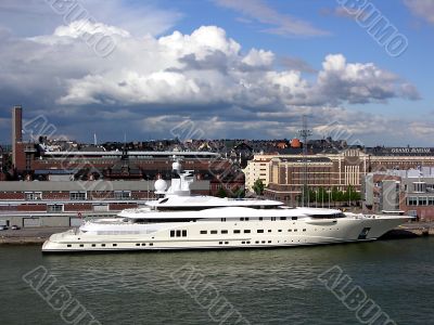 Helsinki. The big yacht