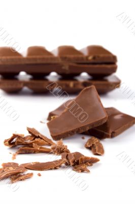broken milk chocolate