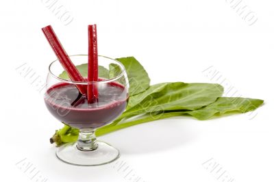 Beetroot juice with spinach