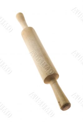 rolling pin on white