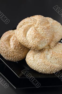 Bread with sesame