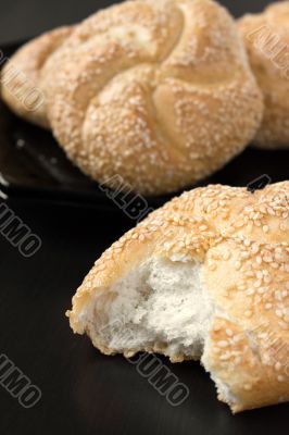 Bread with sesame