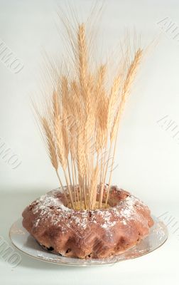 Easter cake with spikes