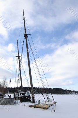 Frozen Boat