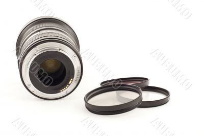 Lens and filters
