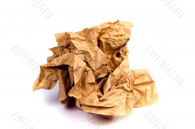 crumpled paper