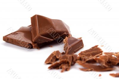 broken milk chocolate