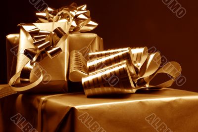 Three gift boxes