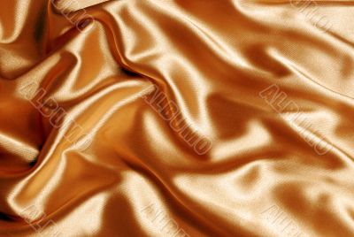 Elegant gold satin