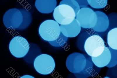 Abstract background of holiday lights