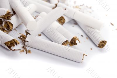 broken cigarettes