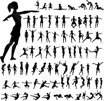 79 women silhouettes