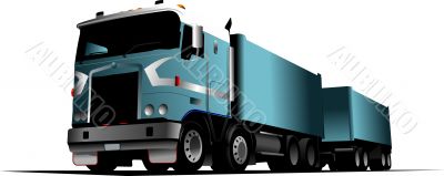 Vector illustration of truck