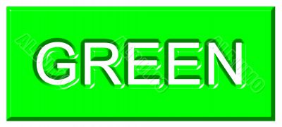 3d Green Badge
