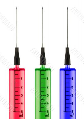 Colorful Syringes