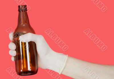 Bottle in hand
