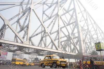 Bridge Howrah in Kolkata, India