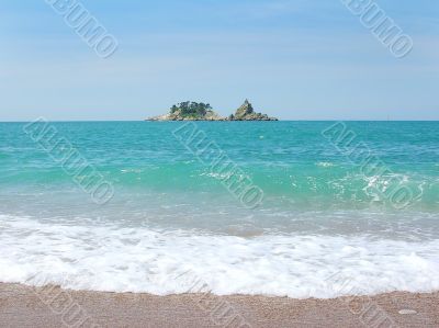 Small Island in adriatic sea