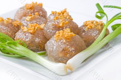 Tapioca dumpling