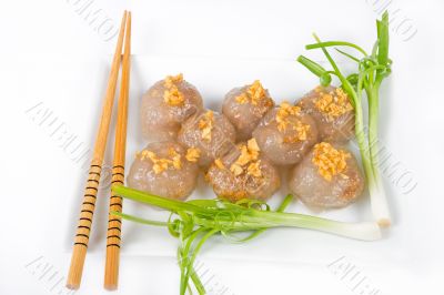 Tapioca dumpling