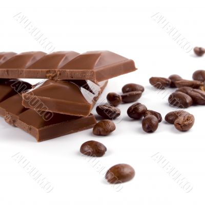 chocolate and coffee bean