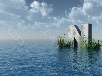 letter N