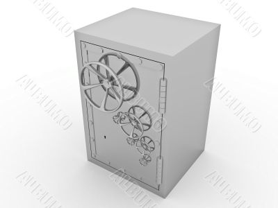 Metallic safe