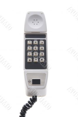 telephone on white background