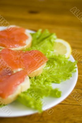 sandwich with fish