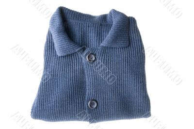 Blue cardigan