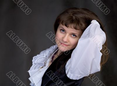 Beautiful romantic girl