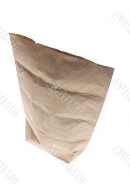 paper bag on white background