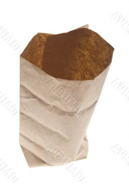 paper bag on white
