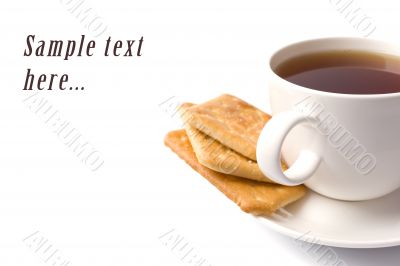 cup of tea and some cookies