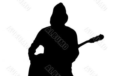 Guitarist Silhouette