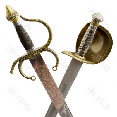 Shaft of saber and sword